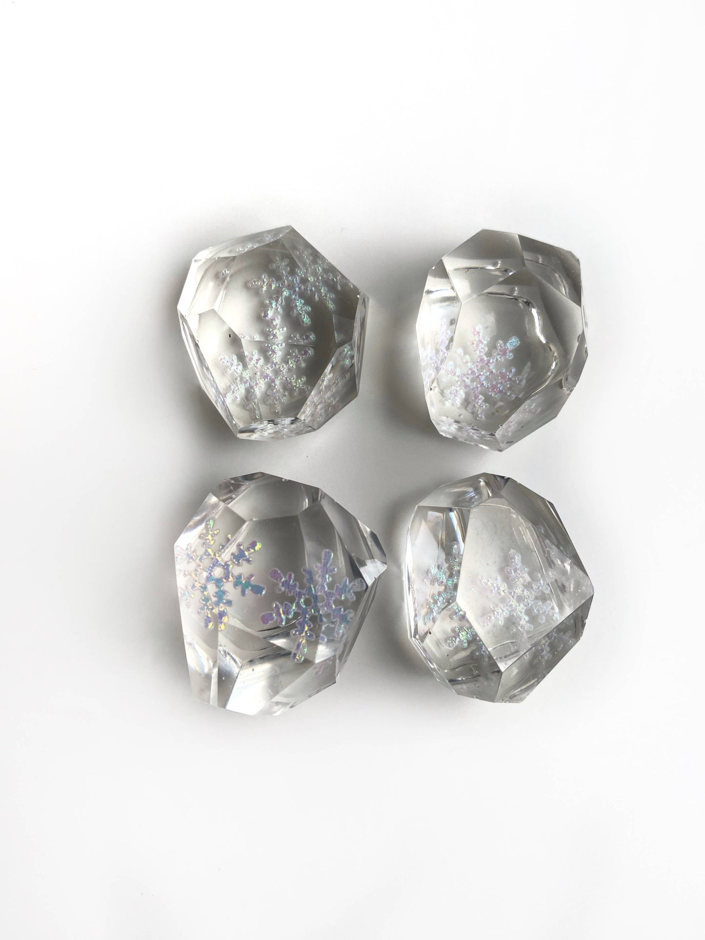 Icy Snowflake Gemstones