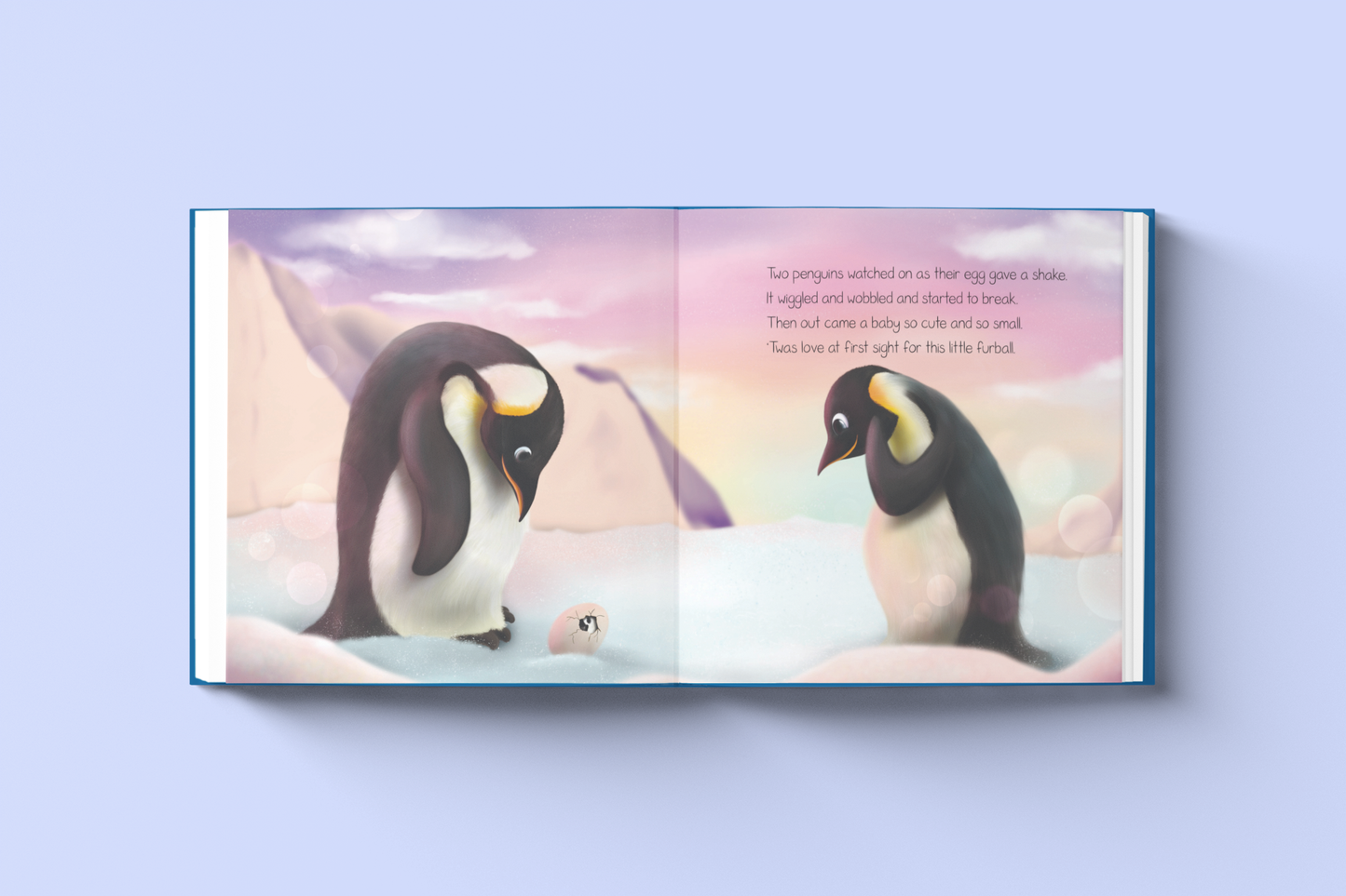 Spike, the Penguin with Rainbow hair