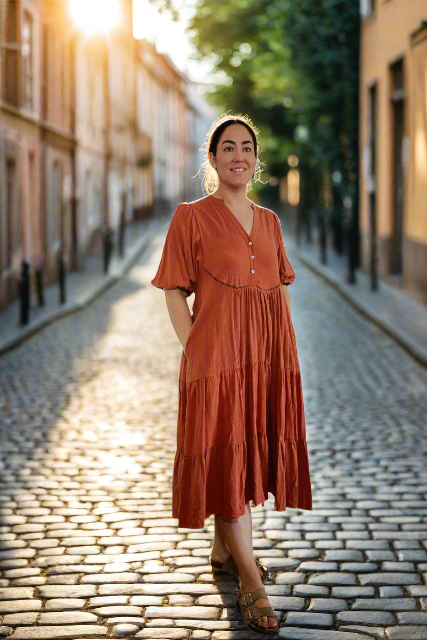 Rose Midi Dress