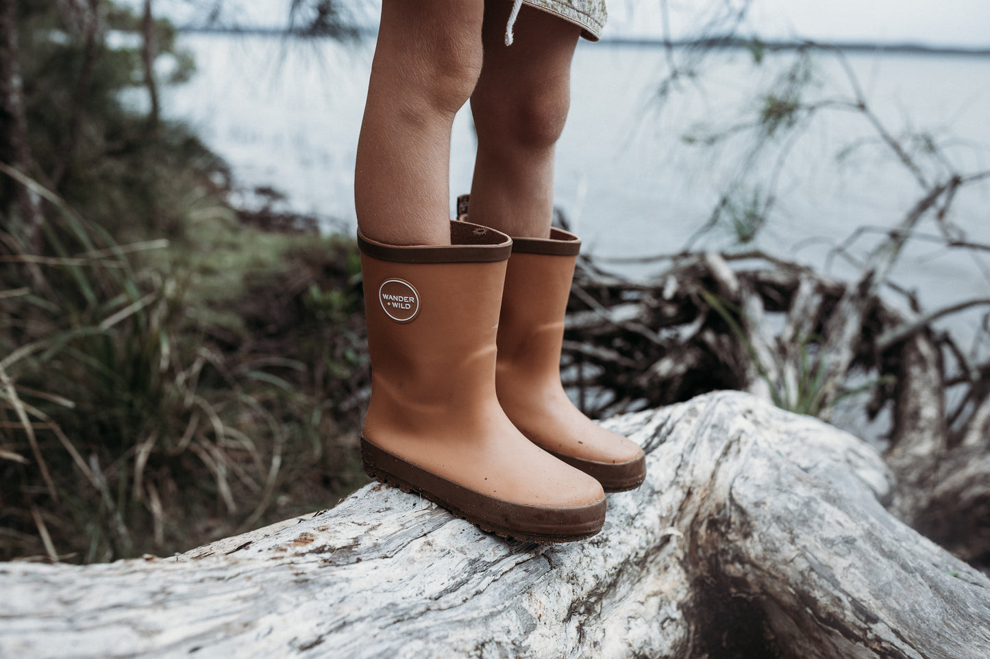 Natural Rubber Gumboots - Desert