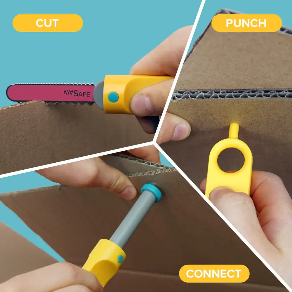 EXPLORE | Makedo Cardboard Construction Kit 1-2 Makers