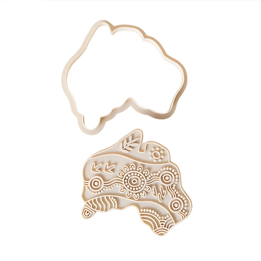 Aboriginal Australia Nature Dough Cutter & Stamp
