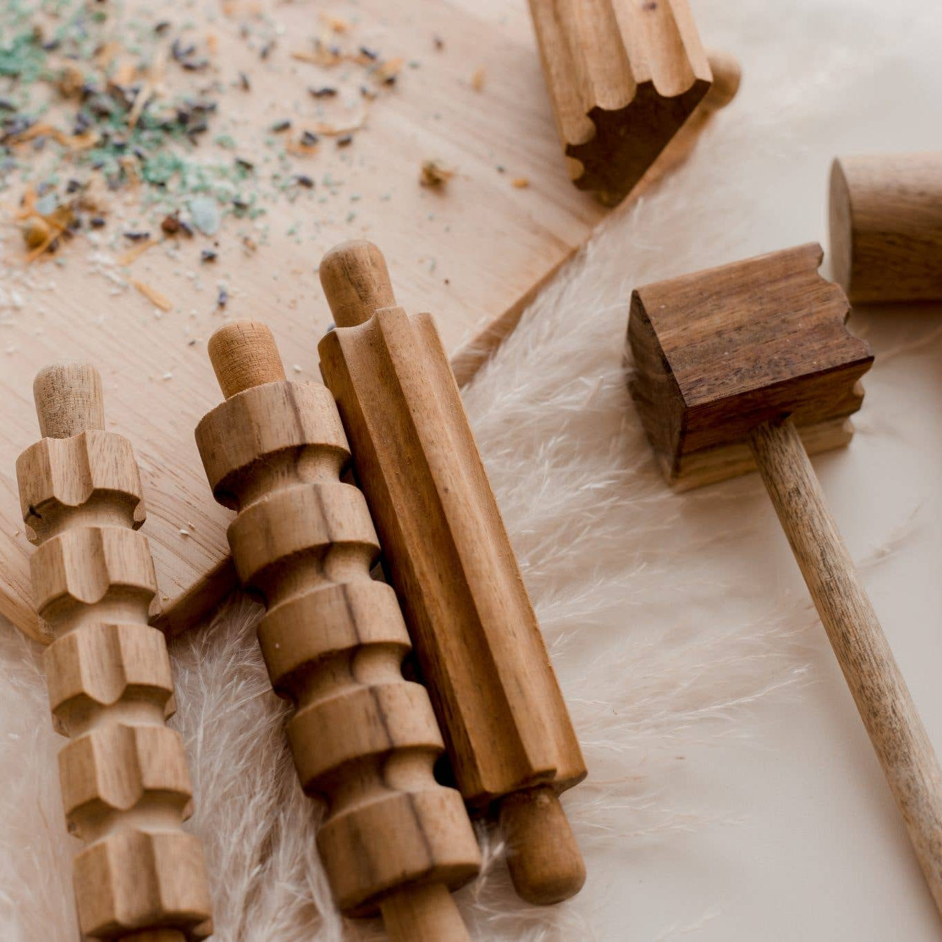 Wooden Play Dough Kit