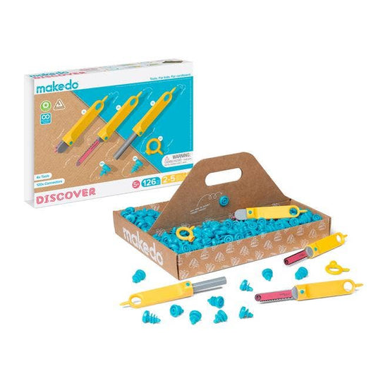 DISCOVER | Makedo Cardboard Construction Toolkit 1-5 Makers