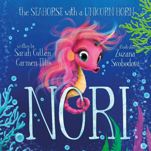 Nori, The Seahorse with a Unicorn Horn