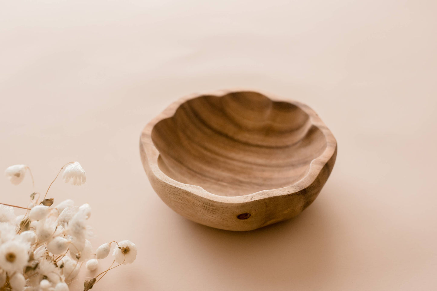 Flower Wooden Bowls