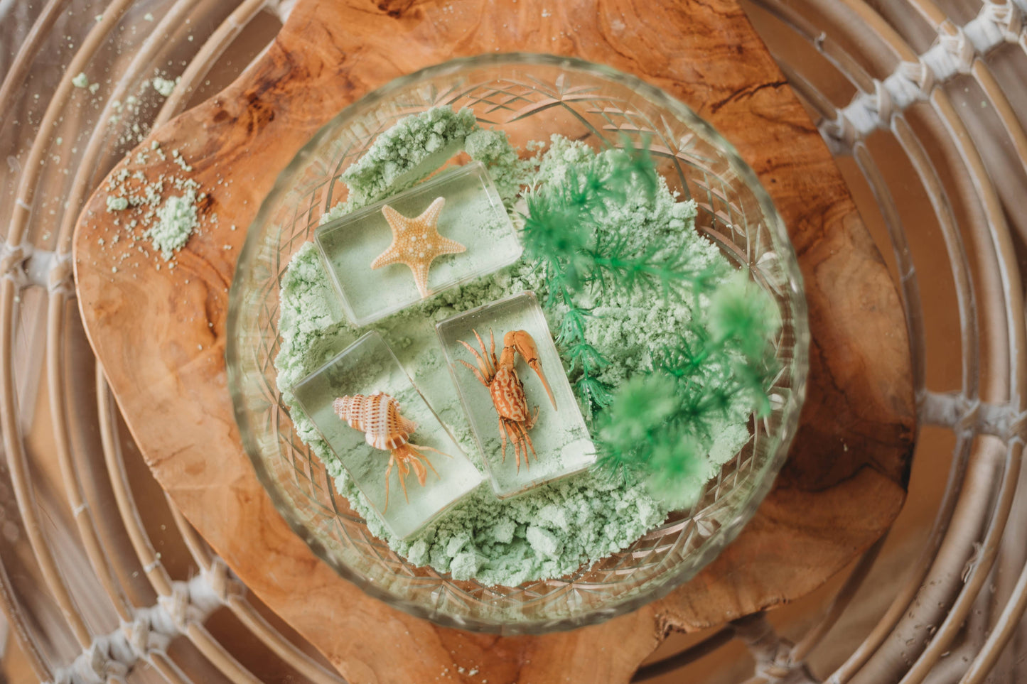 Fizzy Moon Sand - Seaweed Green