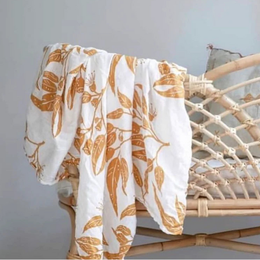 Gumnut Muslin Swaddle - Little Willow Rabbit