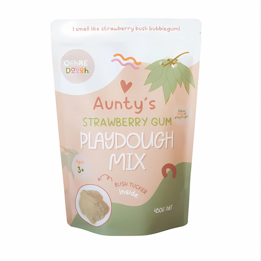 Strawberry Gum Playdough Mix