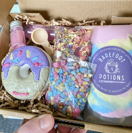 Barefoot Potions Party Pixie Potion Kit product in a box with visible branding