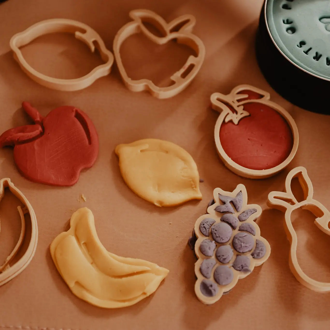 Mini Fruit Playdough Eco Cutter Set