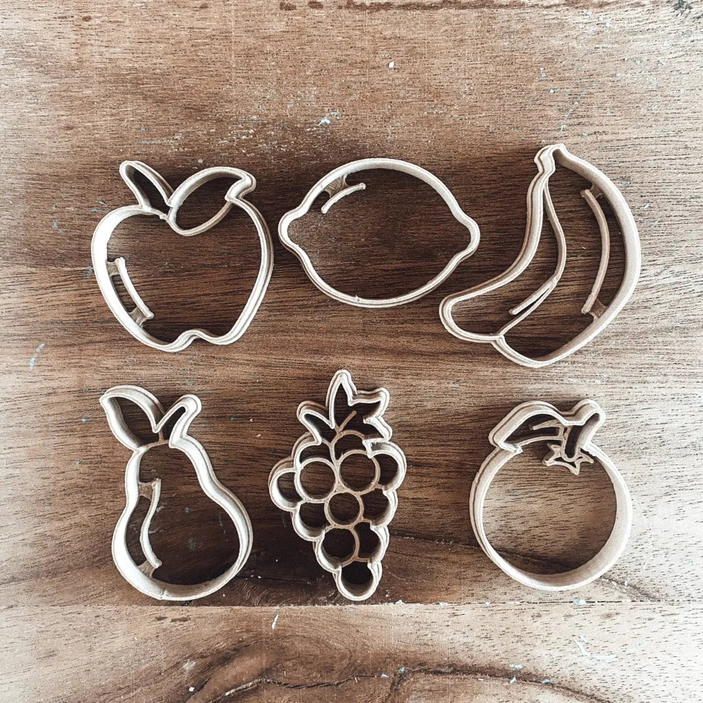 Mini Fruit Playdough Eco Cutter Set