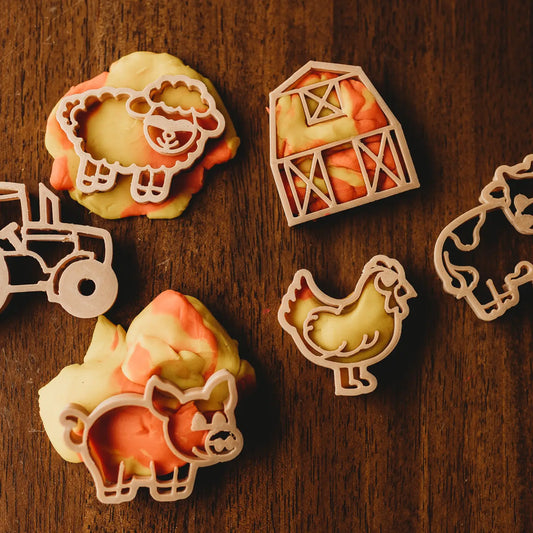 Mini Farm Playdough Eco Cutter Set