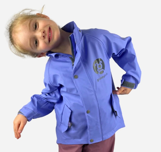 All-Weather Jacket with Mud Guard - Jacaranda