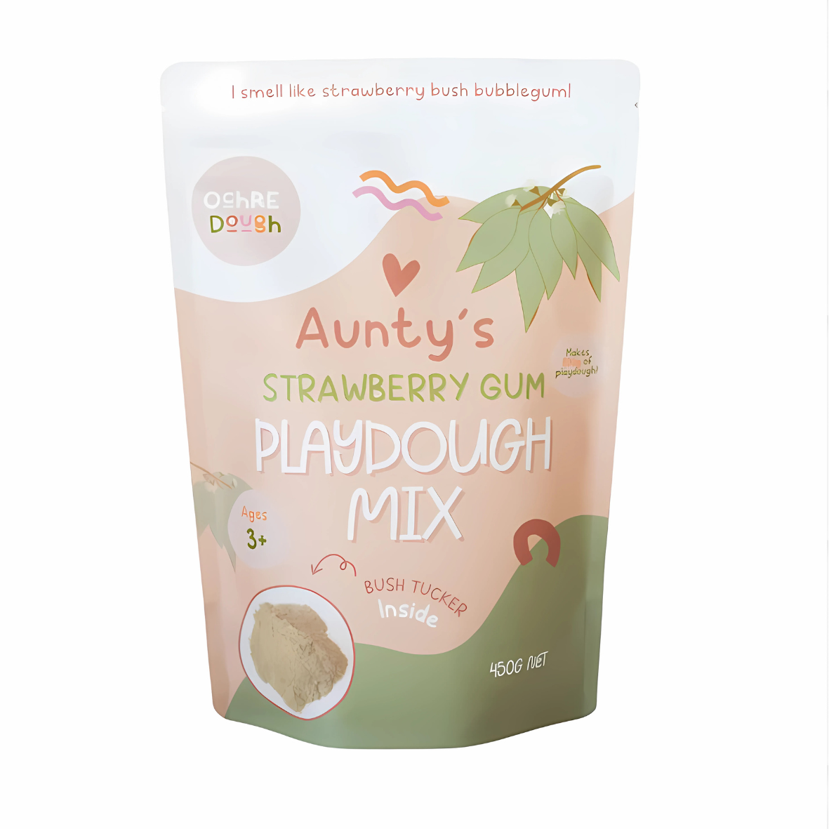 Strawberry Gum Playdough Mix