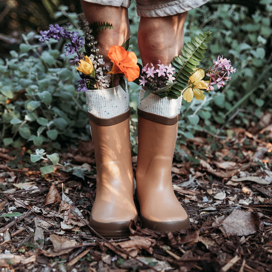 Natural Rubber Gumboots - Desert