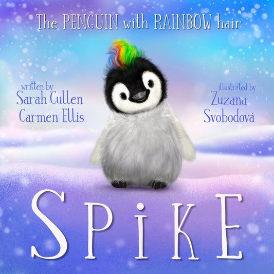 Spike, the Penguin with Rainbow hair