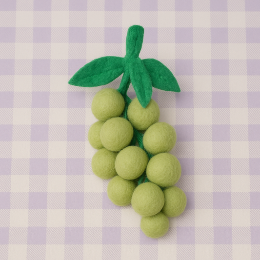 Felt Green Grapes