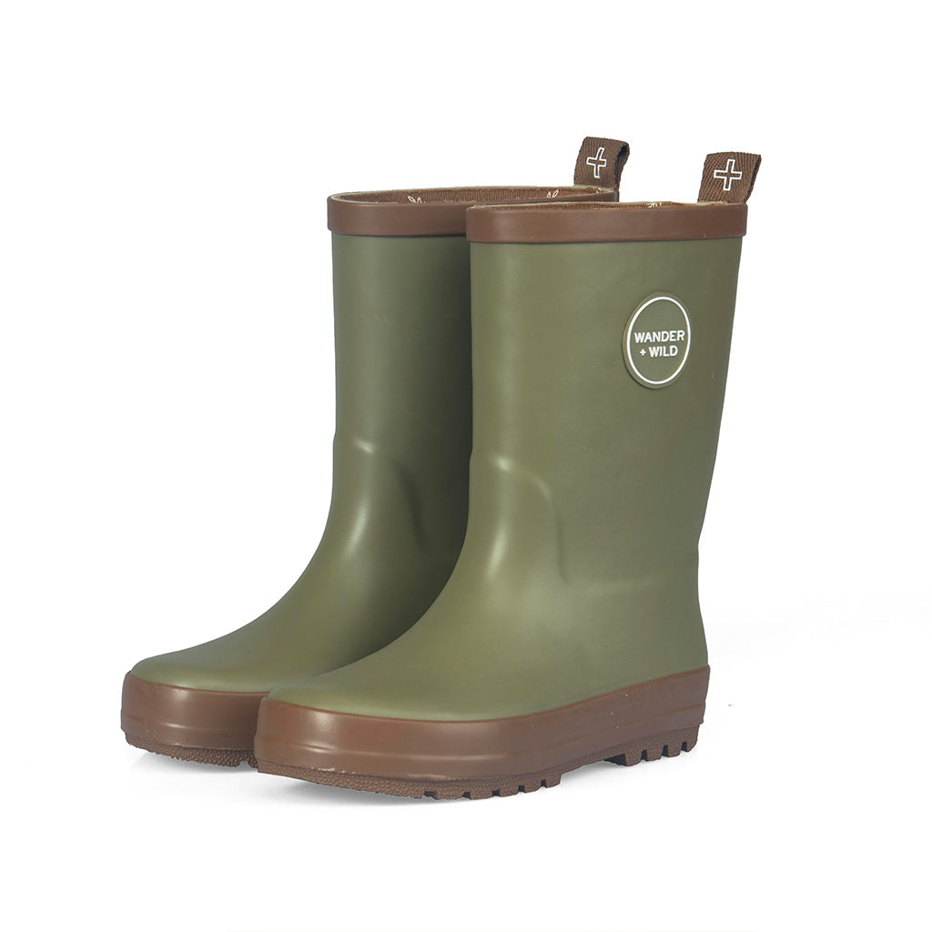 Natural Rubber Gumboots - Forest