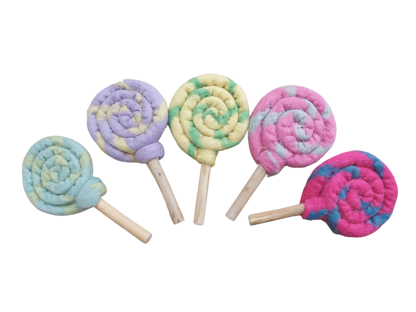 Felt lollipop